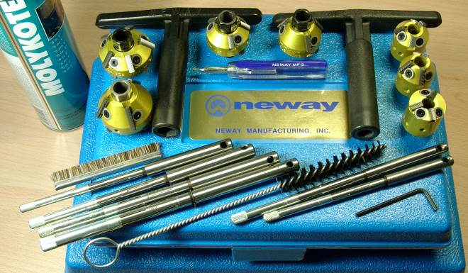 Полный комплект инструментов для ремонта седел клапанов