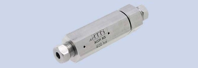 Обратный клапан прямого типа для станций высокого давления
