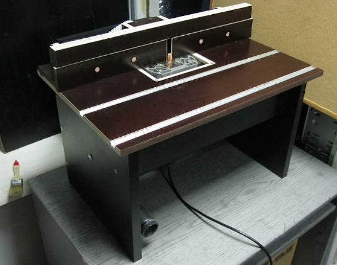 Чугунный фрезерный стол для ручного фрезера JET JRT-2